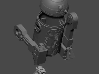 Star Wars - R2D2 Container for 3D Printing 3D model