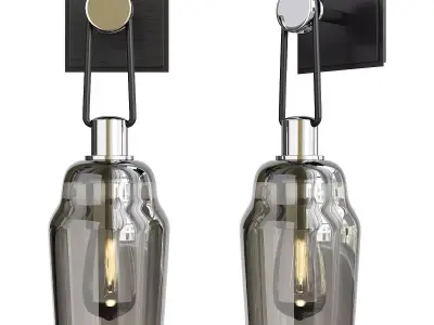 Citizen Tall Bathroom Vanity Light Low-poly 3D model