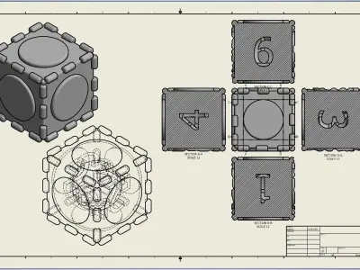  Illusory Die Free 3D print model