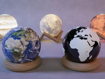 The Globe earth 3D model