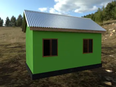 small house 3D model 3