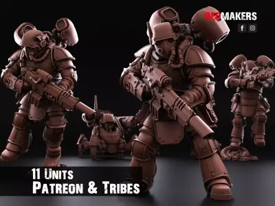 Kill Squad - Special Forces - Imperial Guard 3D print model