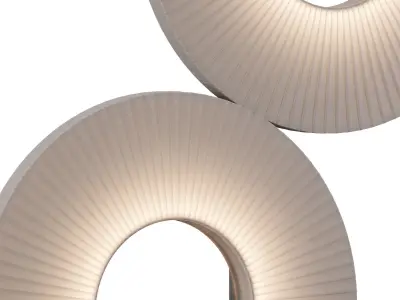 roche bobois cactus floor lamp 3D model