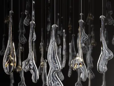 Lasvit Icon Chandelier 3D model