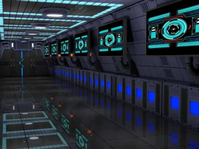 Sci Fi Interior  3D model