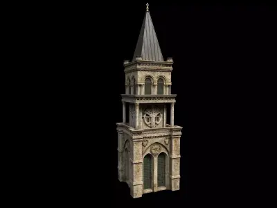 Gothic Tower A 3D model