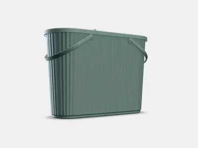 DAMMANG Bin with lid Low-poly 3D model