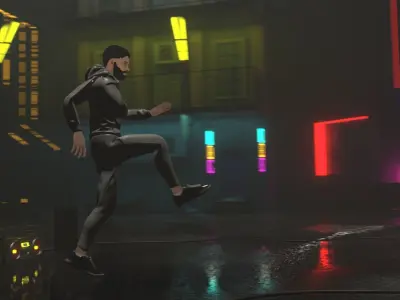 DANCE EXPRESSION Low-poly 3D model