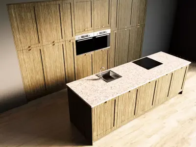 86-Kitchen2 texture 8 3D model