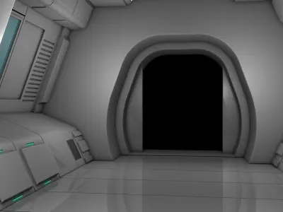 Sci Fi Corridor 3D model