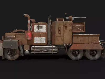 Post Apocalypse Truck 3D model