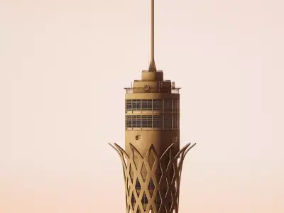 Cairo Tower 3D model