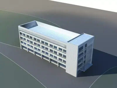 Office Building 3D model 455
