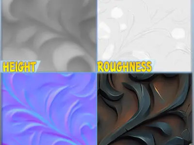 Stylized Ornaments Seamless Texture Texture