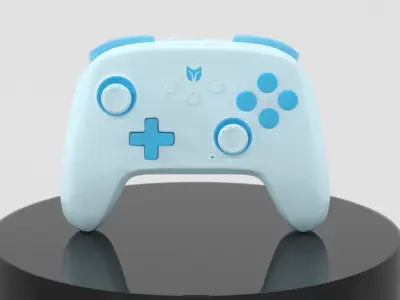 PC Gaming Controller Wireless Controller with Custom Button  Low-poly 3D model