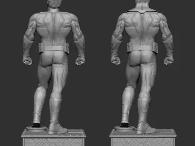 Batman figure Ben Affleck 3D model ready print 3D print model
