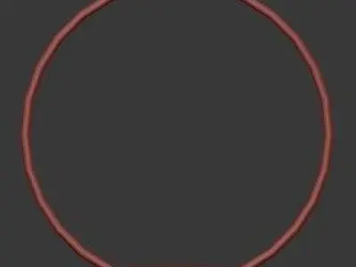 Untitled circle hanging 3D model