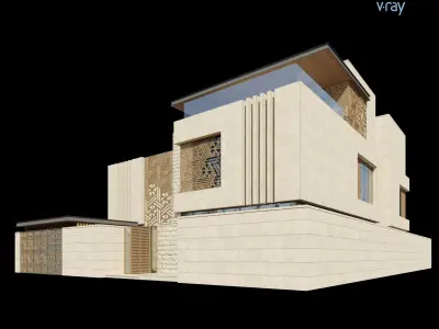 Modern Villa Design 017  3D model