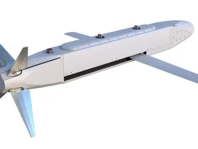 SPICE 250 Guided Bomb Low-poly 3D model