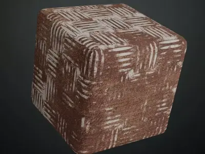 Rusty Titanium Antislip Industrial Floor PBR Seamless Texture