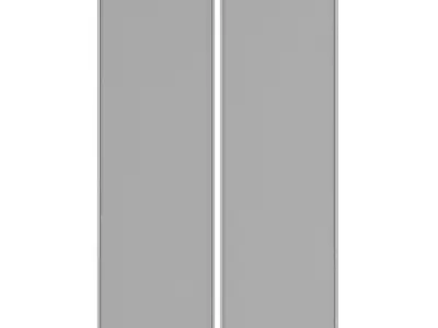 Pictures911 pair of sliding closet doors Low-poly 3D model