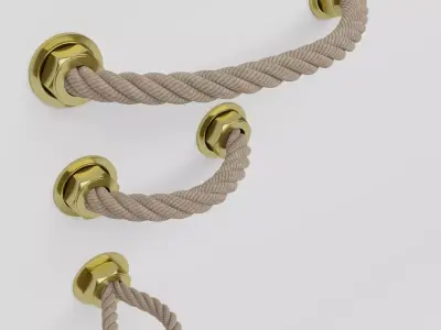 Rope Furniture  Door Handle 3D model