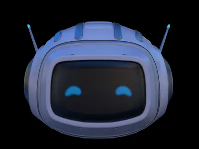 Cartoon Robot 3D model