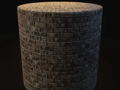 Old Francisco Running and Stack Bricks Texture Texture