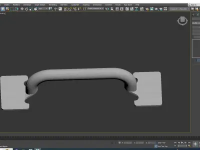 Handle - Metal Low-poly 3D model