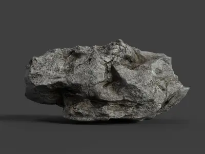 Rock 6-2 Low-poly 3D model