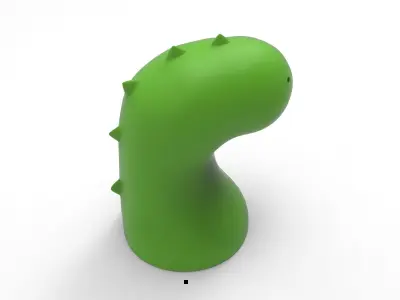 Dragonic Night Light Low-poly 3D model