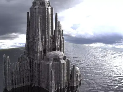 Dishonoured fortress 1  3D model