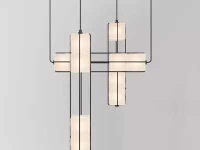 Alice Chandelier Free low-poly 3D model