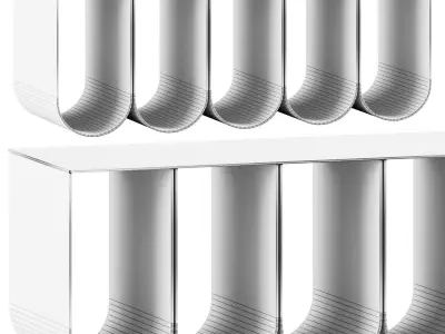 Curved Bench by Kristina Dam Studio 3D model