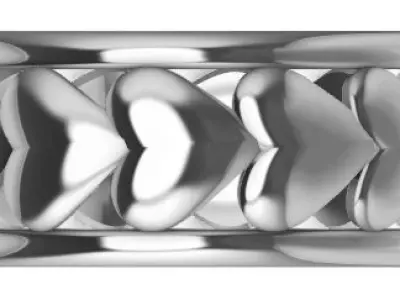 Patterned Ring 3D model Texture Texture order