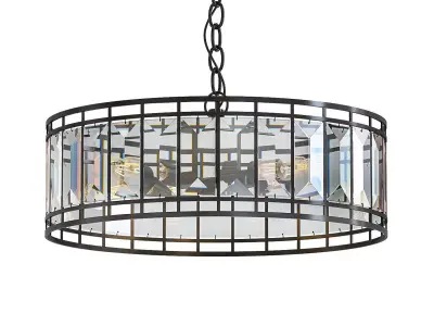 Modern Glass Chandelier 3D model purchase