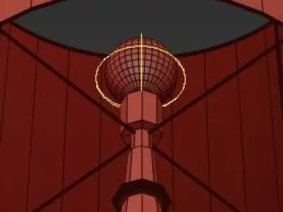 Ellington Floor Lamp Arteriors 3D model