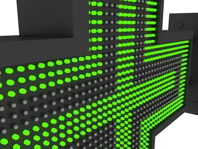 Pharmacy Sign 3D model