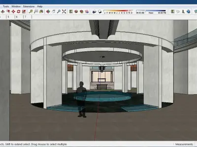 Sketchup Cultral Center E2 3D model