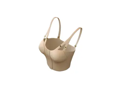 Bra Top v1 007 Low-poly 3D model