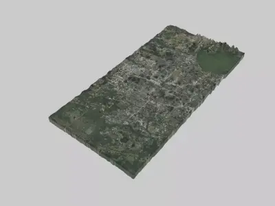 Orlando City Low-poly 3D model