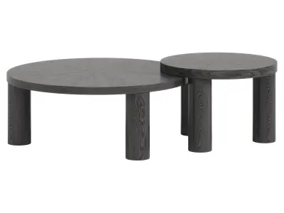 Post Coffee Table Large Star By FERM LIVING 3D model