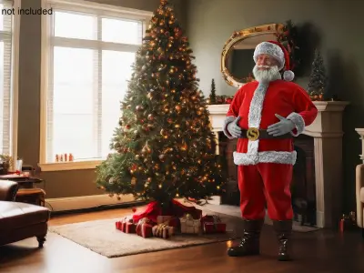  Santa Claus Character Rigged 