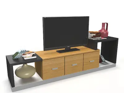 TV Stand Free 3D model