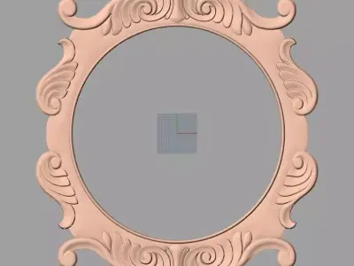 Photo frame 3D relief models STL Files used for CNC Router E999 3D model