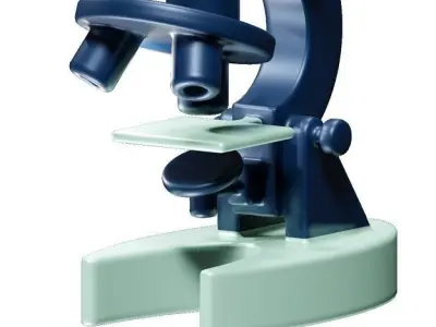 Infant Microscope Toy 3D model