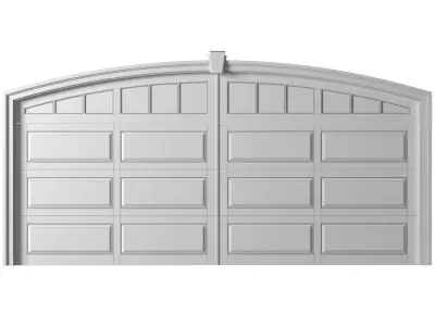 Automatic Classic Modern Garage Doors 3D model