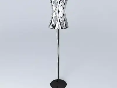 Floor lamp - Comic Book Free 3D model