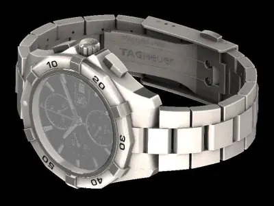 Tag Heuer Aquaracer Watch CAP2110BA0833 Free 3D model