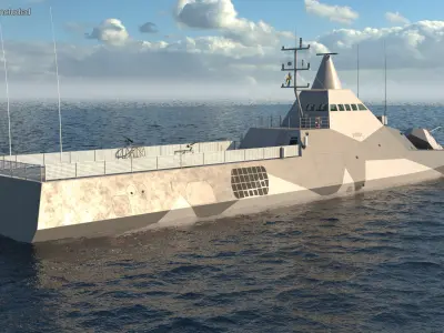  Visby Class Corvette 